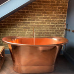 Load image into Gallery viewer, Straight Base Copper Bathtub Full Copper 1500mm