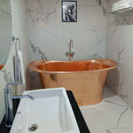 Load image into Gallery viewer, Straight Base Copper Bathtub Full Copper 1500mm