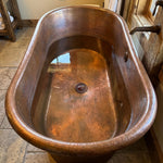 Load image into Gallery viewer, Antique Copper Finish Brass Popup Waste for Bathtubs