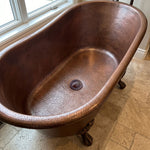 Load image into Gallery viewer, Antique Copper Finish Brass Popup Waste for Bathtubs