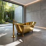 Load image into Gallery viewer, Clawfoot Brass Bathtub