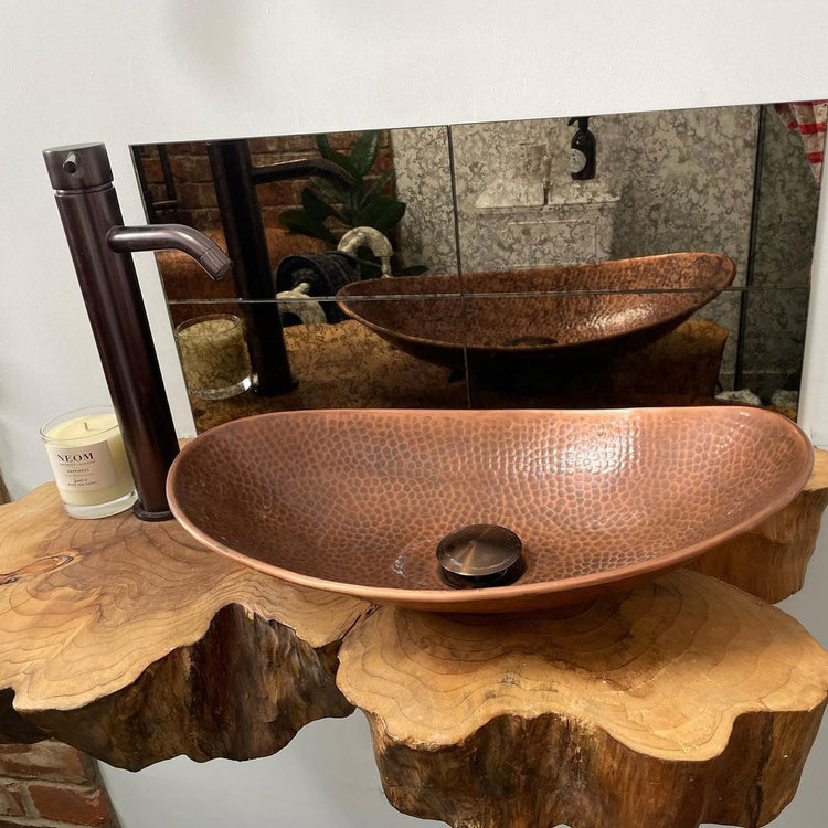 Copper Boat Sink