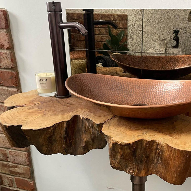 Copper Boat Sink