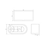 Load image into Gallery viewer, Double Wall Stainless Steel Bathtub with Built-In Dual Seats