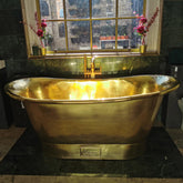 Brass Bathtub + Sink Full Brass