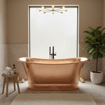 Load image into Gallery viewer, Straight Base Copper Bathtub Full Copper