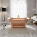 Load image into Gallery viewer, Straight Base Copper Bathtub Full Copper