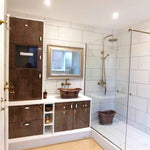 Load image into Gallery viewer, Copper Tub-Style Basin with Ring Handles