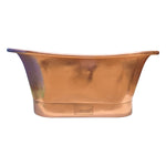 Load image into Gallery viewer, Straight Base Copper Bathtub Full Copper