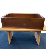 Load image into Gallery viewer, Single Bowl Smooth Front Apron Plain Antique Copper Kitchen Sink