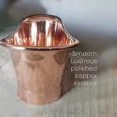 Straight Base Full Copper Bathtub Big Size