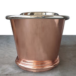 Load image into Gallery viewer, Copper Bathtub Nickel Inside Shining Copper Outside