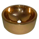 Load image into Gallery viewer, Double wall Copper Sink Shiny Copper Finish Inside Outside - Coppersmith Creations