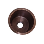 Load image into Gallery viewer, Round Copper Bar Sink