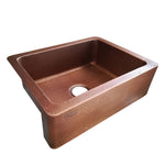 Load image into Gallery viewer, Copper Sink Hammered Front Apron 23.50 x 17.50 x 8 inch