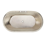 Load image into Gallery viewer, Copper Pedestal Tub Nickel Interiors - Coppersmith Creations