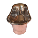 Load image into Gallery viewer, Straight Base Copper Bathtub Nickel Inside