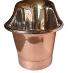 Load image into Gallery viewer, Straight Base Copper Bathtub Nickel Inside
