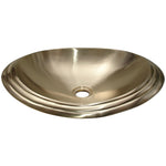 Load image into Gallery viewer, Cast Bronze Sink Oval Shiny Yellow - Coppersmith Creations