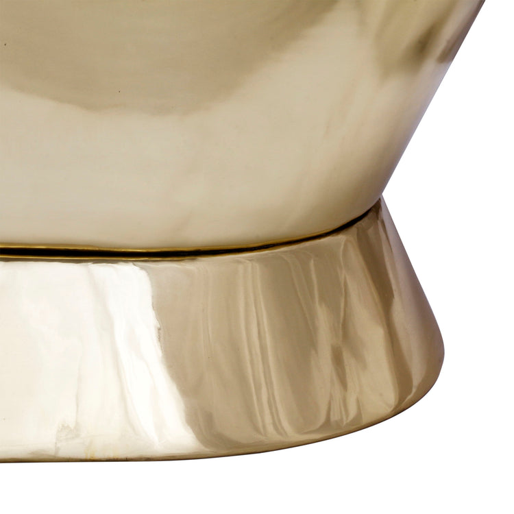 Slanting Base Brass Bathtub Polished Full Brass Finish