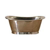 Copper Bathtub Nickel Inside Nickel Outside - Coppersmith Creations