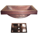 Load image into Gallery viewer, Copper Sink with 4-inch Apron Option