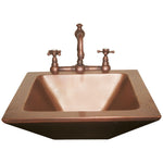 Load image into Gallery viewer, Rectangular Double wall Copper Sink - Coppersmith Creations