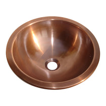 Dark Antique Copper Sink - Coppersmith Creations
