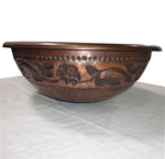 Load image into Gallery viewer, Copper Sink Embossed Hammered - Coppersmith Creations