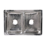 Load image into Gallery viewer, Stainless Steel Kitchen Sink Front Apron Hammered Double Bowl