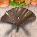 Load image into Gallery viewer, Cast Bronze Sink Leaf Design