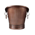 Load image into Gallery viewer, Copper Double Slipper Pedestal Tub