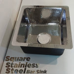Load image into Gallery viewer, Square Stainless Steel Bar Sink