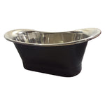 Load image into Gallery viewer, Copper Bathtub Nickel Inside Black Outside