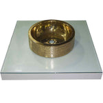 Load image into Gallery viewer, Brass Sink Pattern Exterior Double Wall Design - Coppersmith Creations