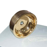 Load image into Gallery viewer, Brass Sink Pattern Exterior Double Wall Design - Coppersmith Creations