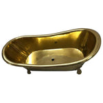 Load image into Gallery viewer, Clawfoot Brass Bathtub - Coppersmith Creations