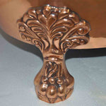 Load image into Gallery viewer, Copper Clawfoot Bathtub Nickel Inside - Coppersmith Creations