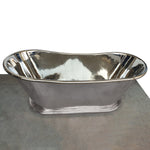 Load image into Gallery viewer, Copper Bathtub Nickel Finish Inside & Outside