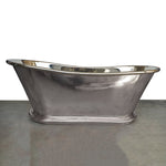 Load image into Gallery viewer, Copper Bathtub Nickel Finish Inside & Outside