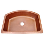 Load image into Gallery viewer, D-Shape Copper Kitchen Sink