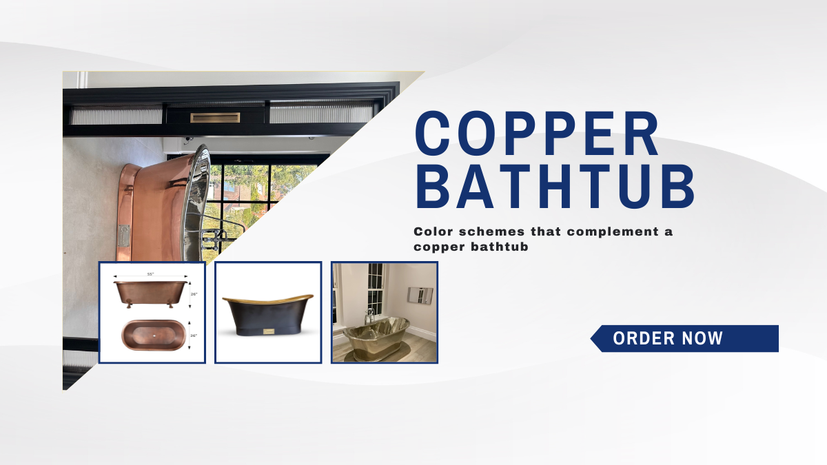 A Stylish Palette for Copper Bathtubs