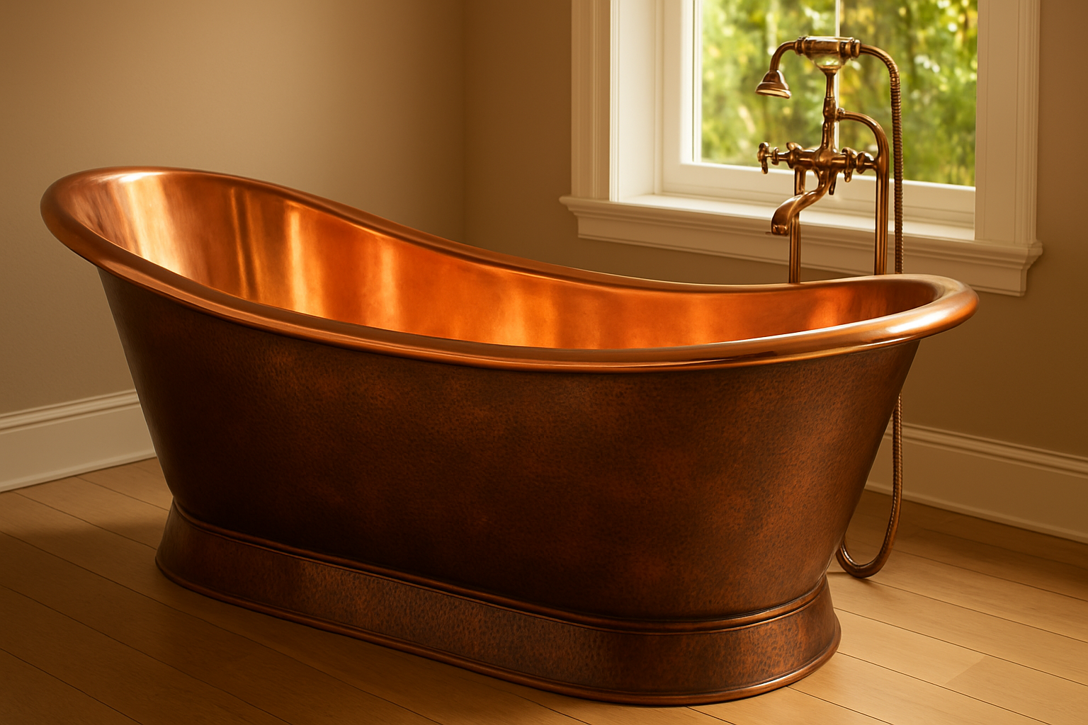 Experience Luxury Living with Copper Bathtubs