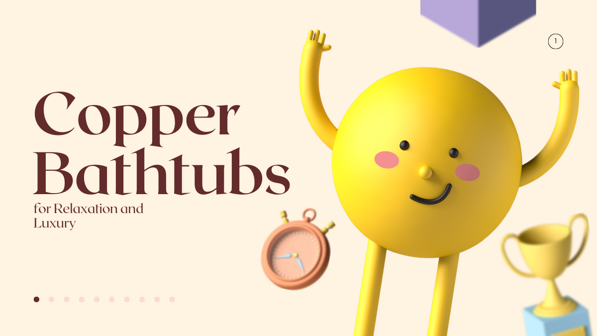 Copper bathtubs: the epitome of luxury and relaxation