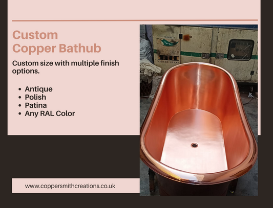 Where can I customize the copper bathtub?