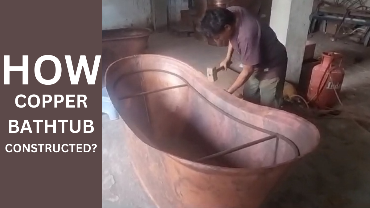 Forging elegance: a behind the scenes look at crafting copper bathtubs