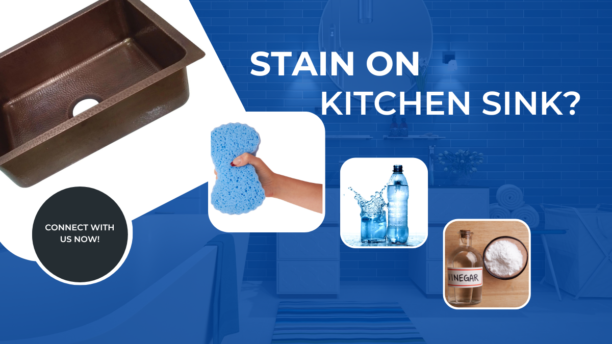 Eliminating stains from your copper kitchen sink