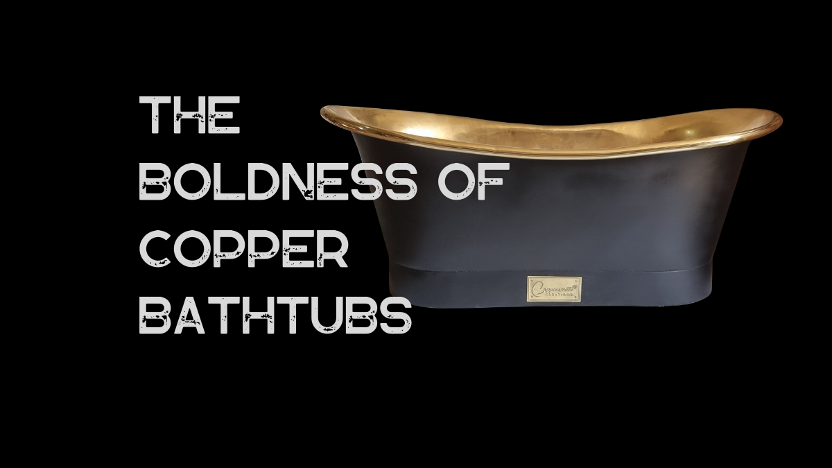 The bold beauty of copper bathtubs