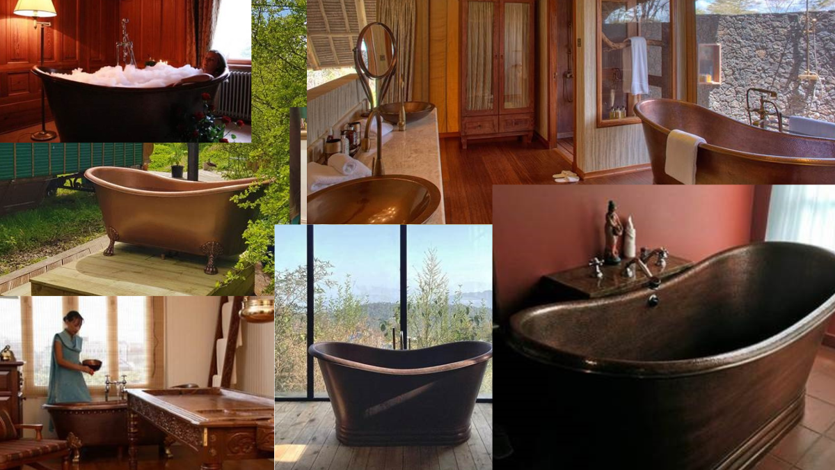 Unleashing the Beauty of Copper Bathtub Design  Introduction: