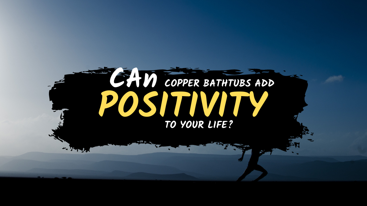 Transform your home spa: the magic of a copper bathtub
